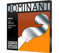 Thomastik Corde per Violino Dominant Nucleo Di Nylon, Set 4/4 Medium, Mi in Acci