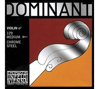 Thomastik corde per violino Dominant Nylonkern 'Medium' Mi acciaio. Pallino. 4/4;'