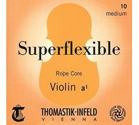 Thomastik Corde per Violino Superflexible nucleo corda set 4/4 forte, tutte le corde sono ricoperte in acciaio