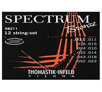 Thomastik Corde per Chitarra Acustica Spectrum Bronze Series senza nichel set SB211 12-string light .011-.052