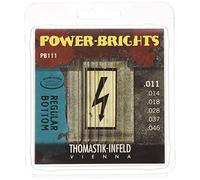 Thomastik-Infeld, Corde per chitarra elettrica Power Brights Series, Set, Regular Bottom PB111 Medium .011-.046w