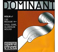 Thomastik Dominant 130 Corda Mi Violino 4/4 Medium Steel Core Aluminium Wound