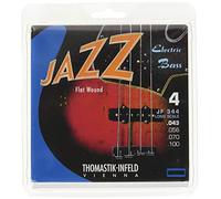 Thomastik-Infeld Flat Wound E-Bass - JF324 - Set di 4 corde - Jazz Bass Long Scale 34" - Calibri .043 .056 .070 .100