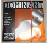 THOMASTIK INFELD VIENNA DOMINANT CELLO d 143 MEDIUM SYNTHETIC CORE CHROME WOUND