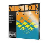 Thomastik-Infeld - Vision Solo - VIS100 - Set di 4 corde (RE Alluminio) - 4/4 - Avvolgimento in alluminio - Tensione 23 kg/50,6 lbs