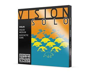 Thomastik-Infeld - Vision Solo - VIS100 - Set di 4 corde (RE Alluminio) - 4/4 - Avvolgimento in alluminio - Tensione 23 kg/50,6 lbs