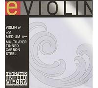 Thomastik Mi Acciaio Corde Singola per 4/4 Violino Special Program, Carbanio Multilayer Stagnato, Medium E01