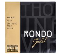 Thomastik-Infeld Corde per viola Rondo Gold - Corda singola G media - nucleo sintetico - Silver Wound - RG23