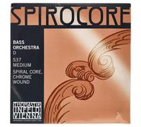 Thomastik Corda per Contrabbasso 4/4 Spirocore - corda Re nucleo corda a spirale, rivest. cromo, accordo orchestra, media