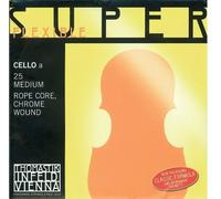Thomastik Corda per Violoncello 4/4 Superflexible - corda La nucleo corda in acciaio, rivest. cromo, media
