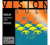 Thomastik Vision Solo 4/4 Violin String Set - Medium Gauge - con Argento Ferita D String