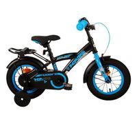 Thombike 12 Pollici Bicicletta Bambini Blu Nero 3-4,5 Anni Ruote di Formazione