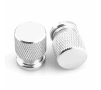 THOMIX Coprivalvole per Motociclette per Harley Davidson XL883 1986-2014, Tappo di Copertura dello Stelo della Valvola del Pneumatico della Motocicletta Accessori Moto,D Silver