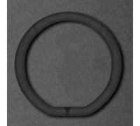 THOMIX Coprivolante Auto per Audi A4L A1 A6L A8 R8S3s4TT S5, Traspirante e Antiscivolo Durevole Coprivolante, Volante Protezione Coprivolante Auto Decorazione Accessori,D Type-A Black