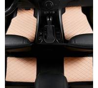 THOMIX Tappetini Auto per Porsche Macan 2014 2015 2016 2017-2024 LHD, Tappeti in Pelle Impermeabile, Auto Tappetino Moquette Antiscivolo, Tutte Le Stagioni Tappeti Auto, Auto Accessori,D Beige