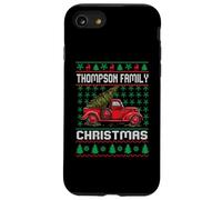 Thompson Family Ugly Christmas Sweater Red Truck Funny Xmas Custodia per iPhone SE (2020) / 7/8