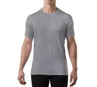 THOMPSON TEE - Maglia Intima blocca-Sudore - con Pad sotto-Manica Anti-Sudore - Modello Originale - Girocollo - Grigio mélange - X-Small