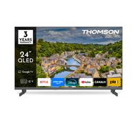 THOMSON 24HQG3S15C, Smart TV QLED 24'', HD, Dolby Audio, Google TV, Controllo parentale, Vocale, Riduzione dinamica del rumore, Telecomando Bluetooth con pulsanti retroilluminati
