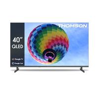 Thomson 40 Pollici (101cm) QLED Google Smart TV, Wi-Fi, Dolby Audio, HDR10, Bluetooth 5.1, Triple-Tuner (Cavo/Satellite/Antenna), HDMI, CI Pannello - 40QG4S14