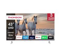 THOMSON 43UA5S13W TV LED 43"UHD 4K DVBT2/S2 SMART ANDROID BIANCO
