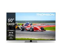 Thomson 50 Pollici (126cm) QLED Pro 144Hz Google Smart TV, Wi-Fi, Dolby Audio, HDR10, Bluetooth 5.1, Triple-Tuner (Cavo/Satellite/Antenna), HDMI, CI+, A+ Pannello - 50QG7C14