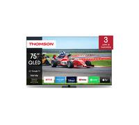 THOMSON 75QG7C14, Smart TV QLED 75'', 4K, Dolby Atmos, Google TV, Chromecast, Media Player