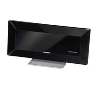 Thomson - Antenna DVB-T2/Radio ANT1528BK, piatta, attiva, guadagno 45 dB
