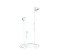 THOMSON Auricolari cablati USB-C per iPhone 15/Samsung (auricolari in-ear cablati con microfono, cavo 1,2 m, multi controllo, compatibile con Siri e Google Assistant) turchese