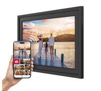 Thomson Cornice Digitale 10 Pollici, Schermo IPS, Touchscreen HD, WLAN, Condivisione Diretta tramite App, Funzioni Smart, Cornice Fotografica Elettronica con 32 GB di Memoria, Rotazione Automatica
