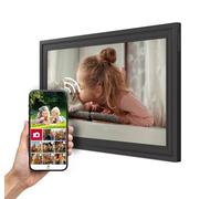 THOMSON Cornice Fotografica 15 pollici - 39,6 cm, 1920 x 1080 FHD IPS, Touchscreen, Memoria 32 GB, Rotazione Automatica, Connessione Multi-Utente, WLAN, Supporto da Tavolo o Montaggio a Parete