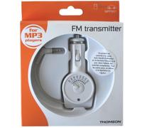 Thomson FM Transmitter AUX Jack Bianco Per Autoradio MP3 iPod iPhone MPFM01
