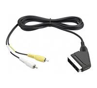 Thomson KCV185 Cavo AV, 2 RCA Maschio a Scart, 3 mt, Nero