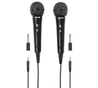 Thomson M135D - Microfono dinamico Karaoke, confezione da 2