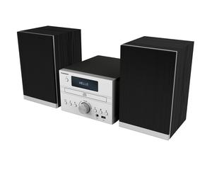 Thomson MIC122BT set audio da casa Microsistema audio per la casa 50 W Nero Argento