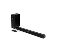 Thomson SB350BTS Soundbar - 300W Potenza Musicale Totale - Bluetooth 5.0 - Subwoofer Cablato - Ingresso Ottico & AUX - Preset EQ - Montaggio a Parete - Telecomando - Sistema Stereo 2.1 Canali