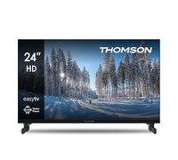 Thomson TV 24 Pollici (60 cm) HD Easy TV, TV Digitale LED (Non-Smart), Triplo Tuner (DVB-T/T2/C/S/S2), Dolby Audio, Modalità Hotel, Lettore Multimediale, Telecomando Retroilluminato, 3x HDMI