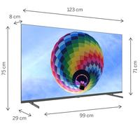 Thomson TV QLED 55" FRAME LESS 55QG4S14 GOOGLE TV 4K DVB-T2/S2 UHD 3840 x 2160 BLACK CI+