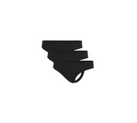 Adidas Thong (3pk) -Sport Active Light Flex-Packaged Panties Mutandine a Perizoma, 000 Nero, S (Pacco da 3) Donna