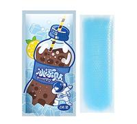 Thonlai 1 PC Strip di Patch di Gel di Raffreddamento, Raffreddamento Rapido, Cuscinetti della Fronte della Febbre, Febbre di Raffreddamento Istantanea e Disagio di Calore per i Viaggi