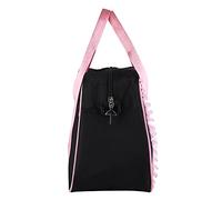 Thonlai Borsa da Danza Classica per Ragazze, Borsa Sportiva da Danza per Bambini con Scarpe con Punta Ricamata e Decorazioni in Pizzo, per Basket di Danza Classica, Borsa a Tracolla di (Nera)