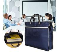 Thonlai Borsa Portadocumenti in Tessuto Oxford Impermeabile, Organizer | Tessuto Resistente Rivestito in PU, Adatto a Cartelle A4, Tablet, Certificati, Contratti, Ideale per Riunioni e Trasporto