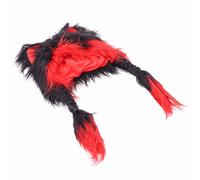 Thonlai Cappello in Peluche con Orecchie di Gatto, Pelliccia Sintetica | Morbida Pelliccia di Volpe Simulata, Design Leggero Senza Metallo, Adatta a Feste e Carnevali, Facile da Indossare