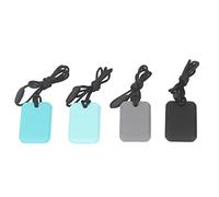 Thonlai Collana da Masticare Sensoriale, Massaggiagengive in Silicone Alimentare per Alleviare L'ansia Dell'autismo, con Bordi in Rilievo per il Massaggio Gengivale, Alternativa Al