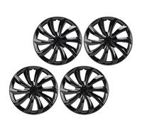 Thonlai Coprimozzi da 14 Pollici, Copricerchioni Universali R14 per la Maggior Parte delle Auto, Camion, SUV, con Protezione Completa e Look Elegante (Nera)