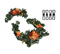 Thonlai Decorazioni Floreali per Matrimoni Confezione da 2 Rose a Forma | Schiuma Plastica Simulata, per la Cerimonia di Ricevimento dei Cartelli di Benvenuto, Riutilizzabile per lo Specchio da