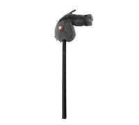 Thonlai Giocattolo con Bastone per Cavallo da 70 Cm, in Peluche, con 2 Suoni, Al Galoppo, Nitrito, per Bambini, Regalo per Bambini, Morbida Pelliccia Sintetica, Viso Carino, Crini (#1)
