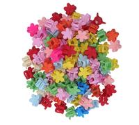 Thonlai Mini Fermagli per Capelli per Ragazze, 100 Fermagli per Piccoli | Materiale Plastico e Resina, Leggero e Confortevole, Ideale per lo Styling Quotidiano e la Decorazione dei Capelli