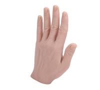 Thonlai Modello di Mano Maschile in Silicone, Mano Artificiale Pieghevole Riutilizzabile per Esercitazioni di Pittura, con Dita Flessibili Realistiche per Oggetti di Scena e Spettacoli di (Mano