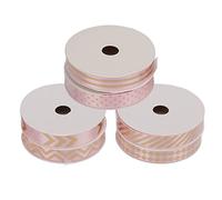 Thonlai Nastro Decorativo in Poliestere 6 Rotoli da 2 M Ciascuno per | Texture Glitterata Lucida, Non Sbiadisce e Antiaderente, Adatta per Matrimoni, Compleanni, Decorazioni Natalizie
