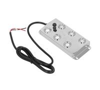 Thonlai Nebulizzatore Ad Ultrasuoni, Nebulizzatore Impermeabile in Acciaio Inossidabile a 6 Teste con Alimentatore IP67 per Laghetto Paesaggistico da Giardino DC45-48V